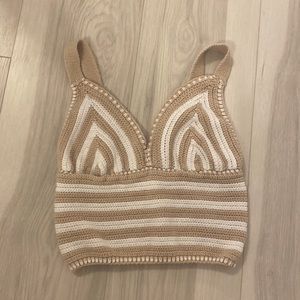 Willow & Wind crochet tank top size S